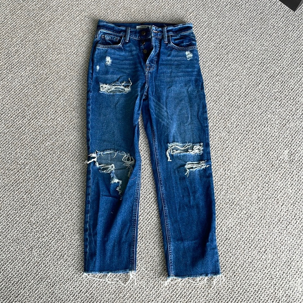 forever 21 mom jeans